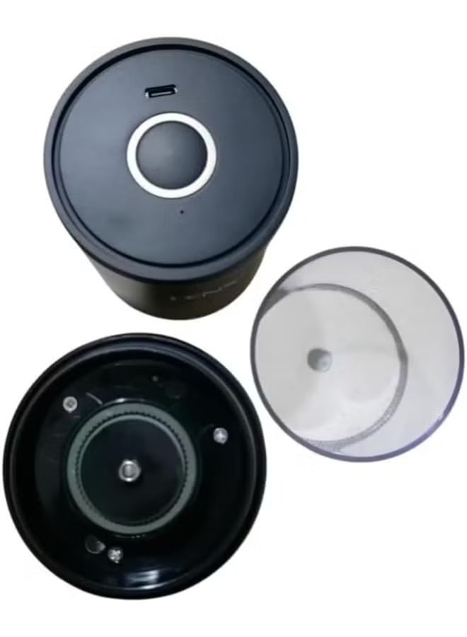 Denx DX4202 Portable Electric Coffee Grinder, USB-C Rechargeable, 13W Ceramic Burr System, 200ml Capacity, One-Button Operation, Compact Travel Grinder for Home, Office & Outdoor Use - Image 3